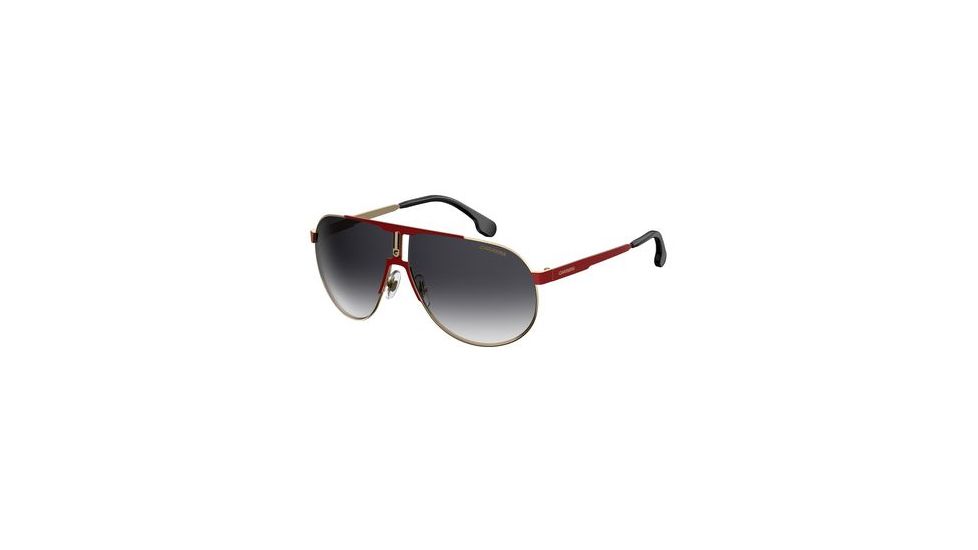 Carrera 1005/S Progressive Prescription Sunglasses CA1005S-0AU2-9O-6609 - Lens Diameter 66 mm, Frame Color Red / Gold
