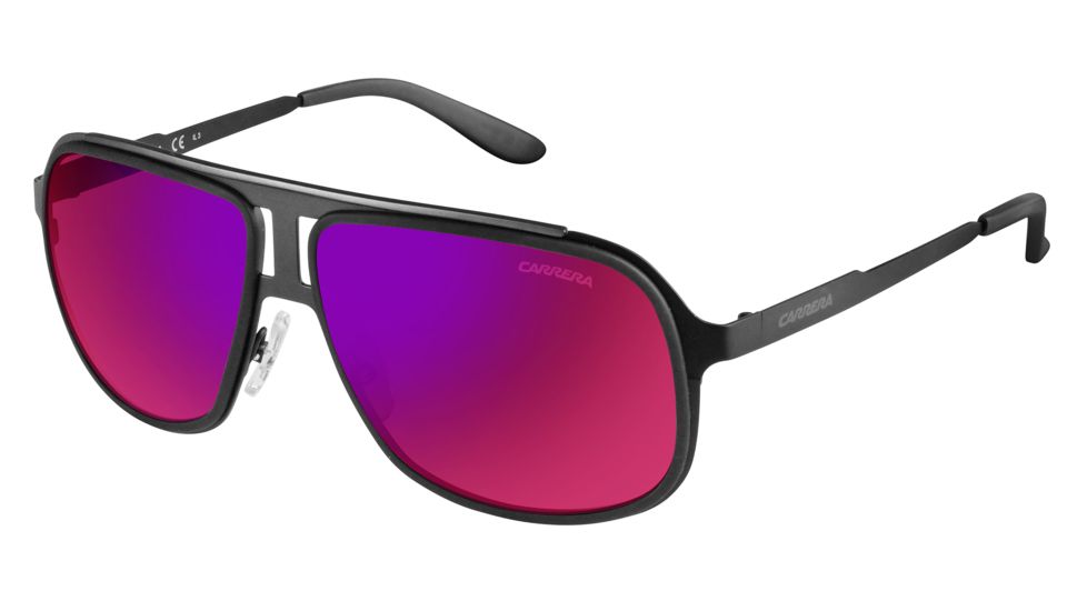 Carrera 101/S Single Vision Prescription Sunglasses CA101S-0KLH-MI-5914 - Lens Diameter 59 mm, Frame Color Black Ruthenium Black