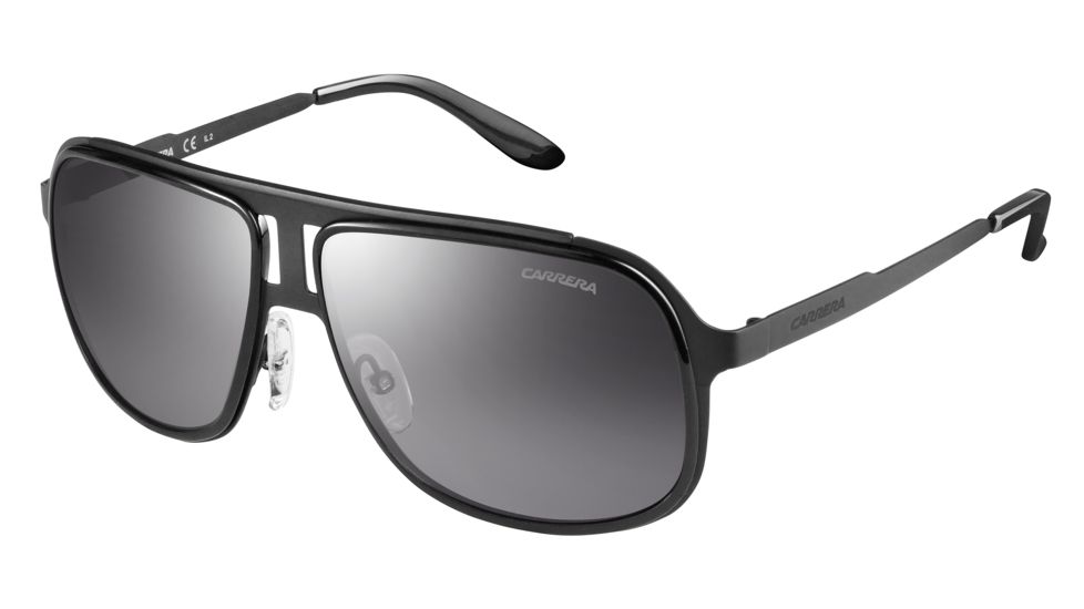Carrera 101/S Single Vision Prescription Sunglasses CA101S-0HKQ-IC-5914 - Frame Color Black Ruthenium, Lens Diameter 59 mm