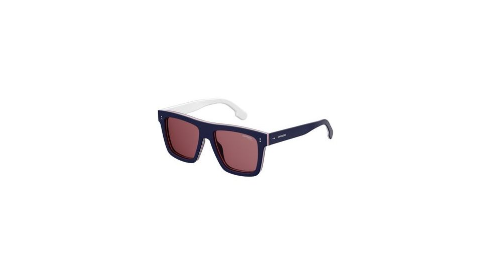 Carrera 1010/S Sunglasses CA1010S-0PJP-U1-5518 - Blue Frame, Red Lenses, Lens Diameter 55mm, Distance Between Lenses 18mm