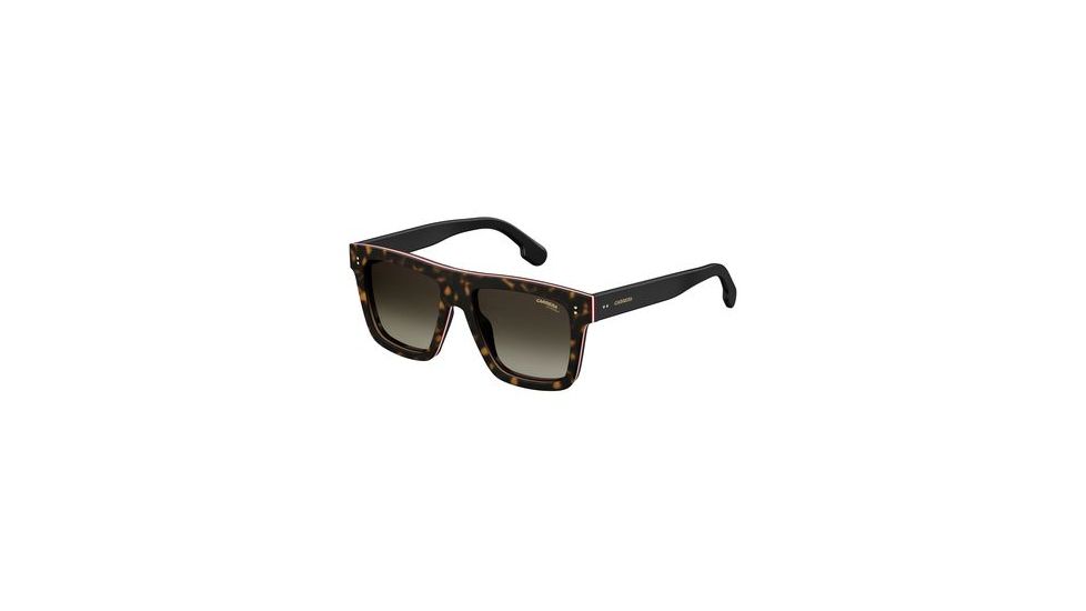Carrera 1010/S Progressive Prescription Sunglasses CA1010S-0086-HA-5518 - Frame Color Dark Havana, Lens Diameter 55 mm