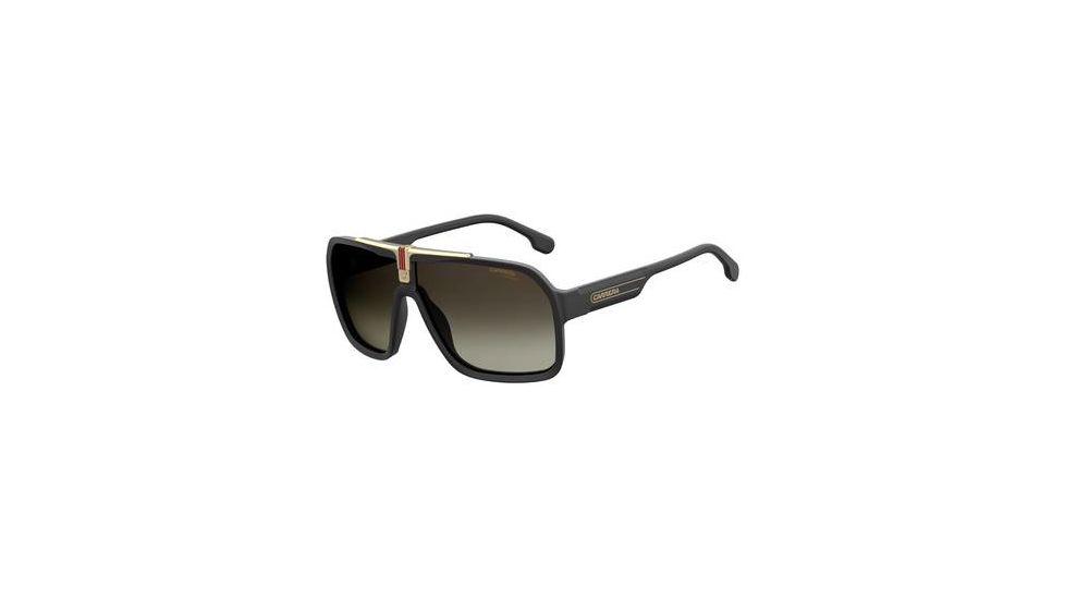 Carrera 1014/S Sunglasses CA1014S-0807-HA-6410 - Black Frame, Brown Gradient Lenses, Lens Diameter 64mm, Distance Between Lenses 10mm