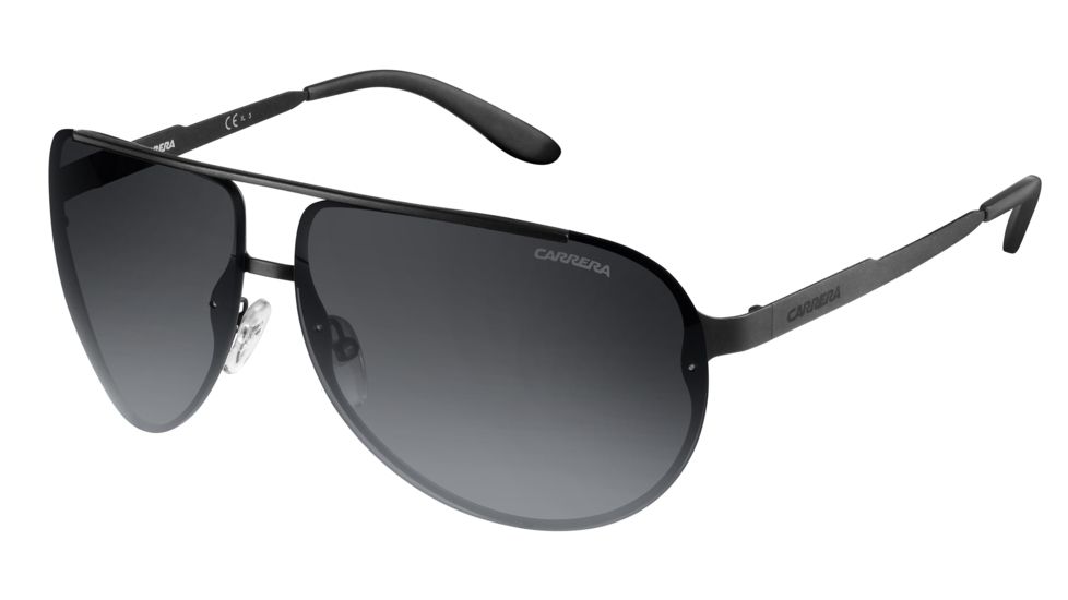 Carrera 102/S Single Vision Prescription Sunglasses CA102S-0003-HD-6511 - Frame Color Matte Black, Lens Diameter 65 mm