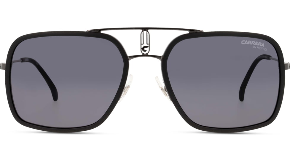 Carrera 1027/S Sunglasses, Black Dark Ruthenium Frame, Grey Lens, 716736230795