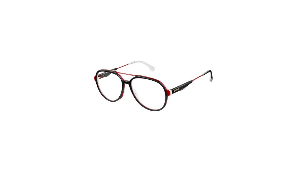 Carrera 1103/V Eyeglass Frames CA1103V-0GUU-5616 - Black-Burgundy Frame, Lens Diameter 56mm, Distance Between Lenses 16mm