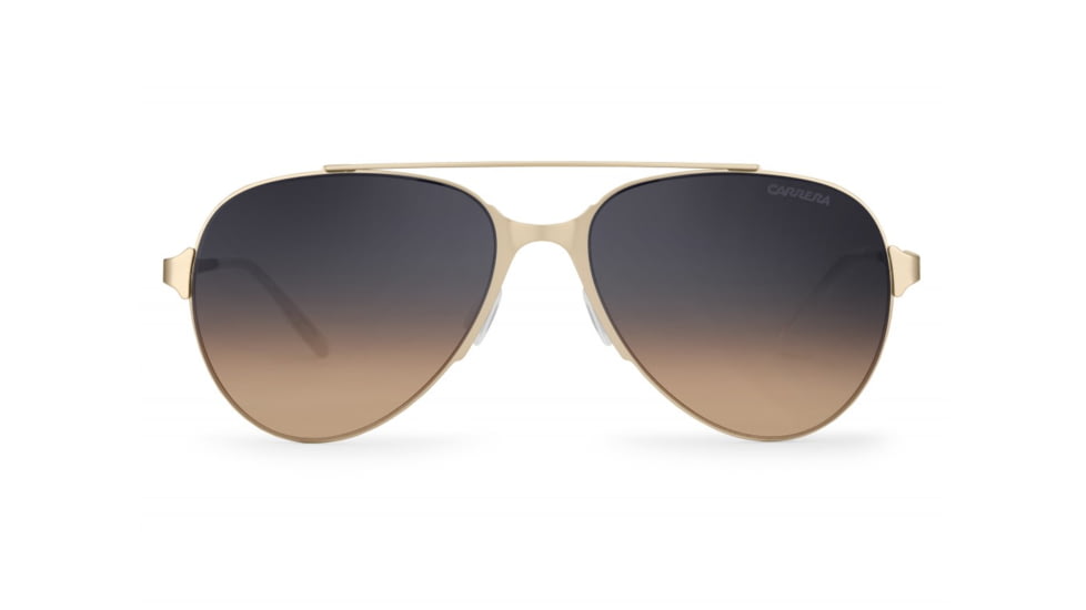 Carrera 113/S Sunglasses CA113S-03YG-FI-5717 - Lgh Gold Frame, Dark Gray Gradient Lenses, Lens Diameter 57mm, Distance Between Lenses 17mm