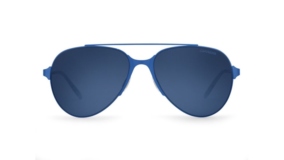 Carrera 113/S Sunglasses CA113S-0D6K-KU-5717 - Matte Blue Frame, Blue Avio Lenses, Lens Diameter 57mm, Distance Between Lenses 17mm