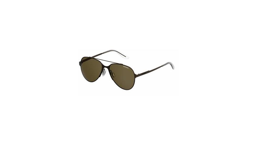 Carrera 113/S Single Vision Prescription Sunglasses CA113S-0AQU-YJ-5717 - Lens Diameter 57 mm, Frame Color Matte Brown