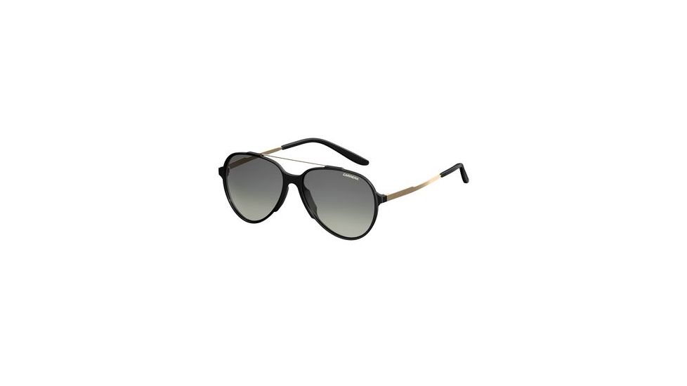 Carrera 118/S Bifocal Prescription Sunglasses CA118S-0REW-DX-5716 - Frame Color Shiny Black, Lens Diameter 57 mm