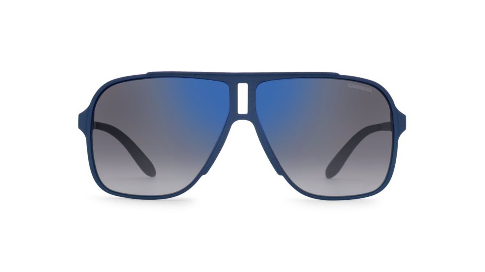 Carrera 122/S Sunglasses CA122S-0VOS-DK-6111 - Blue Frame, Flash Blue Sky Lenses, Lens Diameter 61mm, Distance Between Lenses 11mm