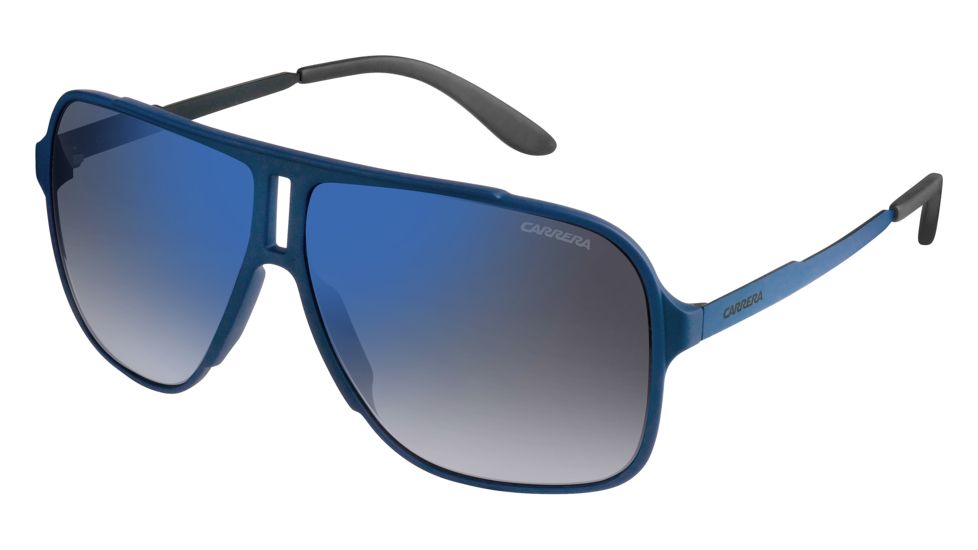 Carrera 122/S Sunglasses CA122S-0VOS-DK-6111 - Blue Frame, Flash Blue Sky Lenses, Lens Diameter 61mm, Distance Between Lenses 11mm