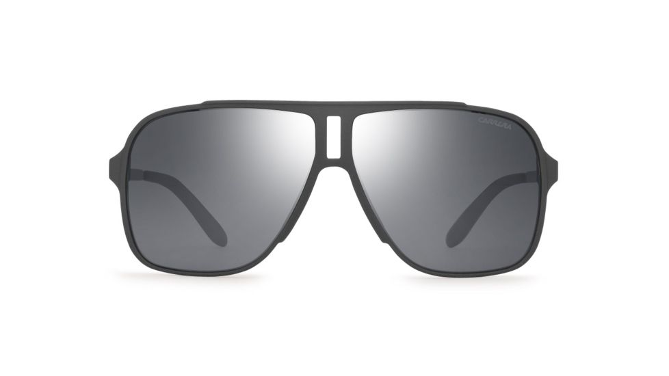 Carrera 122/S Sunglasses CA122S-0VOV-T4-6111 - Gray Frame, Black Mirror Lenses, Lens Diameter 61mm, Distance Between Lenses 11mm