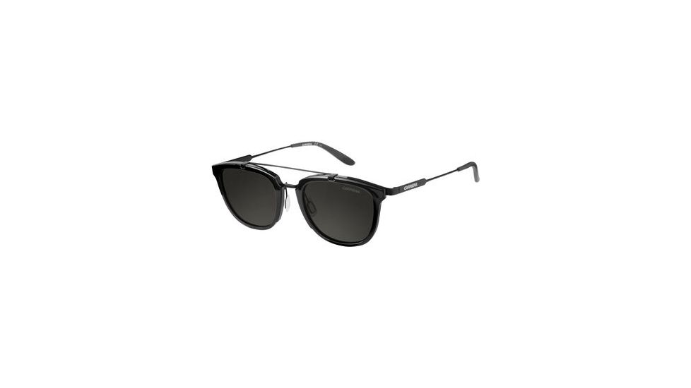 Carrera 127/S Progressive Prescription Sunglasses CA127S-0GVB-IR-5121 - Frame Color Shiny Black Matte Black, Lens Diameter 51 mm
