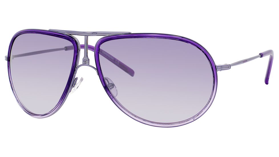 Carrera 15/S Sunglasses CA15S-0XE1-F7-6314 - Lilac Shiny Frame, Violtgradmirslv Lenses, Lens Diameter 63mm, Distance Between Lenses 14mm