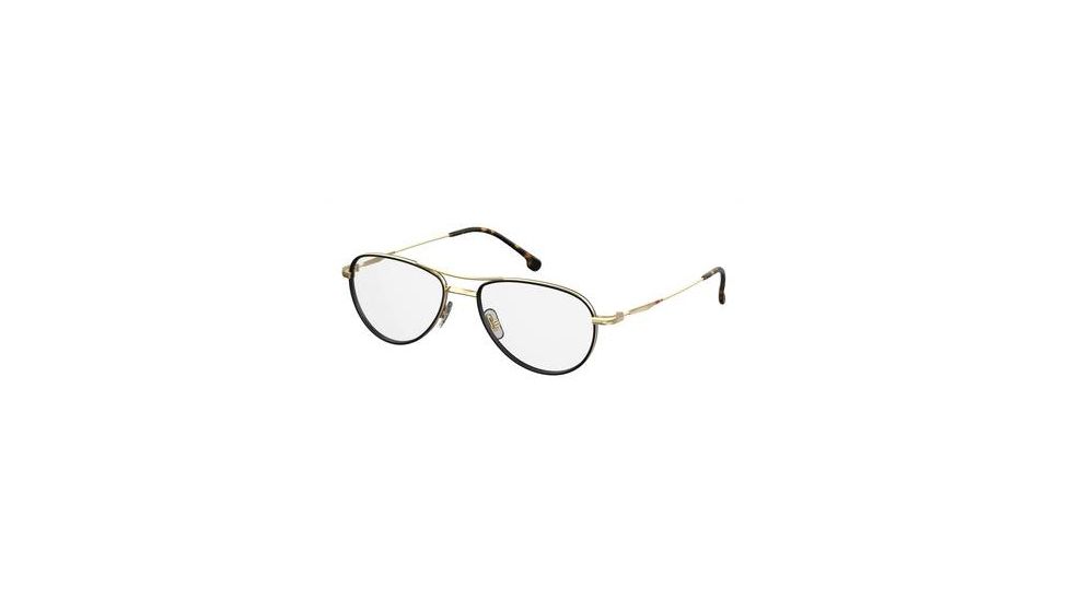 Carrera 169/V Prescription Eyeglasses CA169V-0RHL-5418 - Gold / Black Frame, Lens Diameter 54mm, Distance Between Lenses 18mm