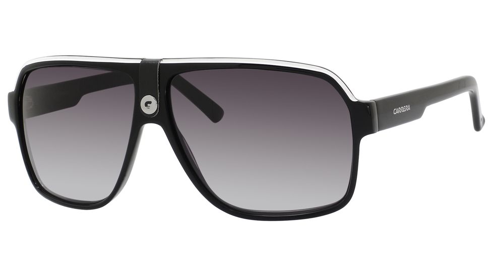 Carrera 33/S Progressive Prescription Sunglasses CA33S-08V6-9O-6211 - Lens Diameter 62 mm, Frame Color Black Crystal Gray
