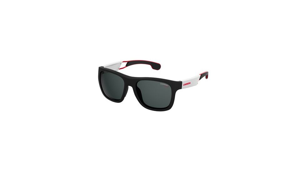 Carrera 4007/S Progressive Prescription Sunglasses CA4007S-04NL-IR-5618 - Lens Diameter 56 mm, Frame Color Matte Black/White
