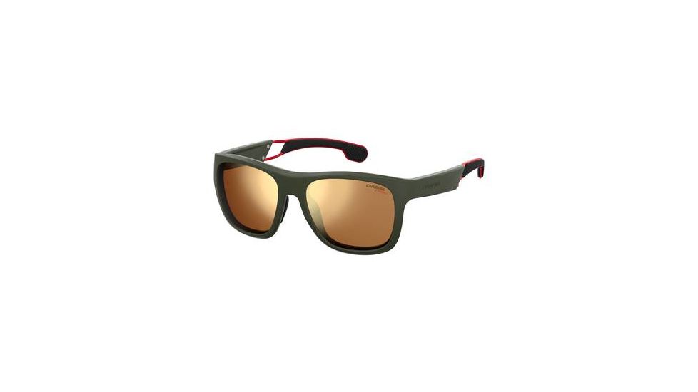 Carrera 4007/S Progressive Prescription Sunglasses CA4007S-0DLD-K1-5618 - Lens Diameter 56 mm, Frame Color Matte Green Military