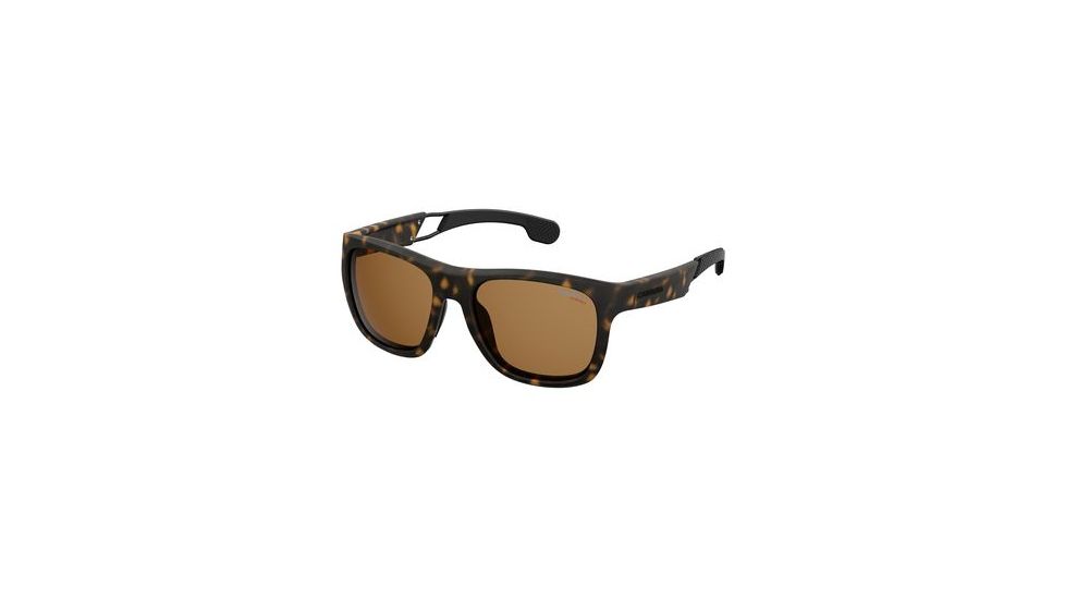 Carrera 4007/S Progressive Prescription Sunglasses CA4007S-0N9P-SP-5618 - Lens Diameter 56 mm, Frame Color Matte Havana