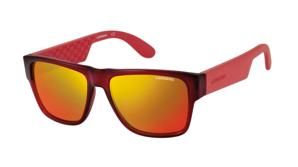 Carrera 5002/S Progressive Prescription Sunglasses CA5002S-0B5Q-ZP-5517 - Lens Diameter 55 mm, Frame Color Burgundy