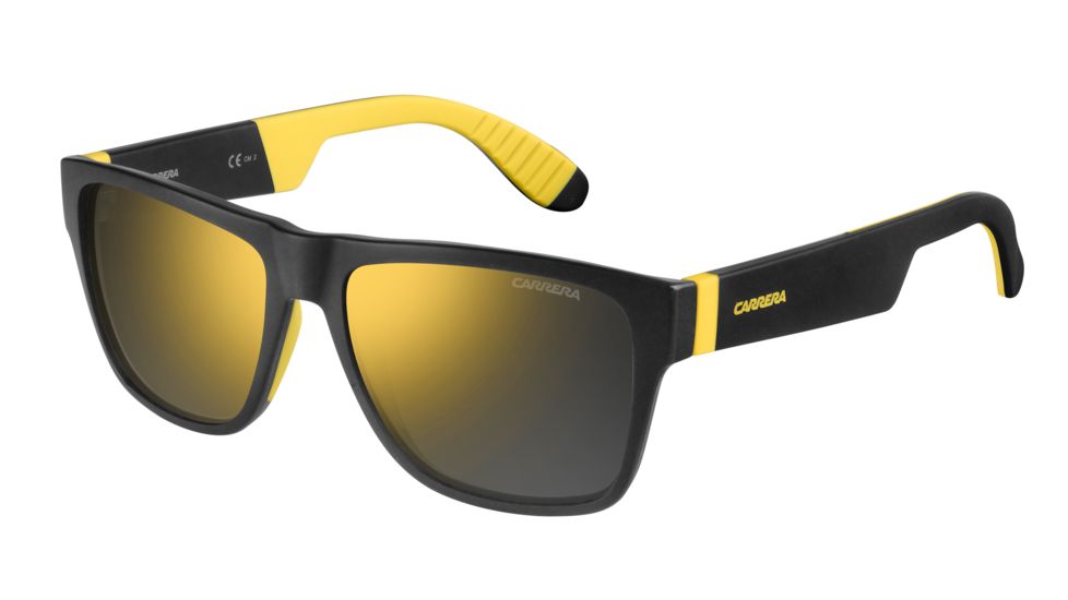 Carrera 5002/SP/S Progressive Prescription Sunglasses CA5002SPS-0267-UW-5517 - Lens Diameter 55 mm, Frame Color Black Yellow