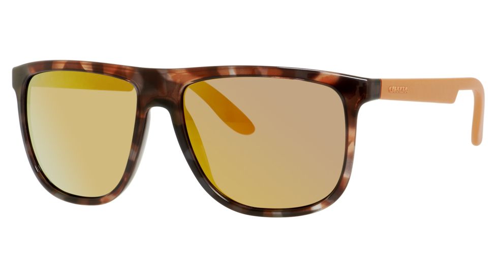 Carrera 5003/S Progressive Prescription Sunglasses CA5003S-0DES-SQ-5816 - Lens Diameter 58 mm, Frame Color Havana Dark Pink