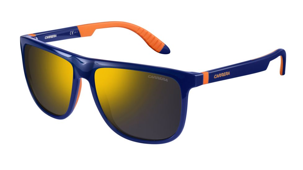 Carrera 5003/SP/S Single Vision Prescription Sunglasses CA5003SPS-028R-QU-5816 - Lens Diameter 58 mm, Frame Color Blue Aranc