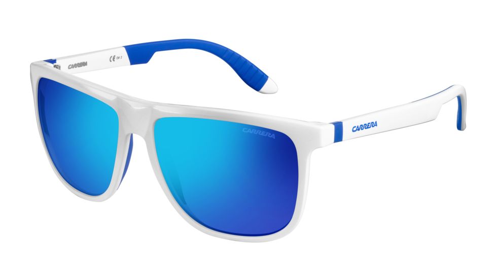 Carrera 5003/SP/S Single Vision Prescription Sunglasses CA5003SPS-026L-Z0-5816 - Lens Diameter 58 mm, Frame Color White Blue
