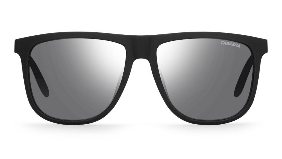 Carrera 5003/ST/S Sunglasses CA5003ST-0DL5-SS-5716 - Matte Black Frame, Silver Mirror Lenses, Distance Between Lenses 16mm