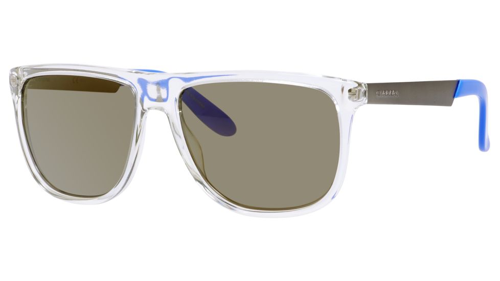 Carrera 5013/S Single Vision Prescription Sunglasses CA5013S-08QA-JO-5816 - Lens Diameter 58 mm, Frame Color Crystal Ruthenium