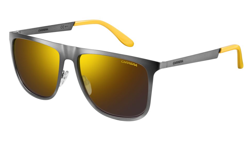Carrera 5020/S Single Vision Prescription Sunglasses CA5020S-0R80-SQ-5816 - Lens Diameter 58 mm, Frame Color Semi Matte Dark Ruthenium