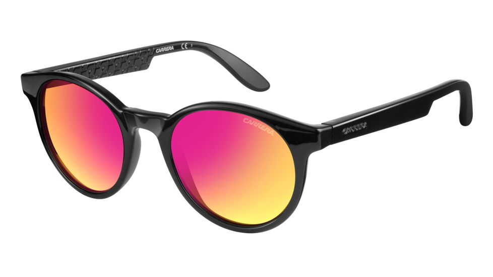 Carrera 5029S Single Vision Prescription Sunglasses CA5029S-0D28-VQ-4921 - Frame Color Shiny Black, Lens Diameter 49 mm