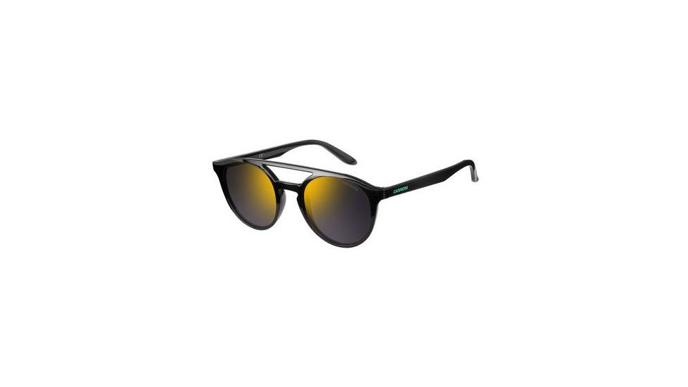 Carrera 5037/S Progressive Prescription Sunglasses CA5037S-01VD-HJ-4921 - Frame Color Dark Gray, Lens Diameter 49 mm