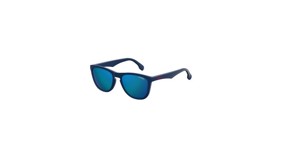 Carrera 5042/S Bifocal Prescription Sunglasses CA5042S-0RCT-Z0-5519 - Frame Color Matte Blue, Lens Diameter 55 mm