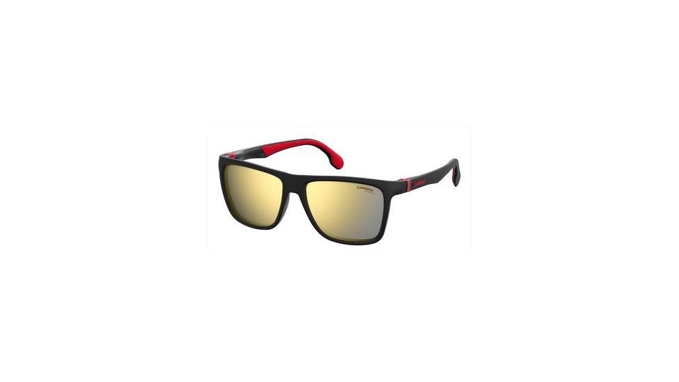 Carrera 5047/S Progressive Prescription Sunglasses CA5047S-0003-K1-5617 - Frame Color Matte Black, Lens Diameter 56 mm