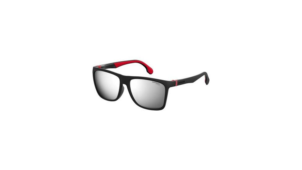 Carrera 5049/F/S Sunglasses CA5049FS-0003-T4-5817 - Matte Black Frame, Silver Mirror Lenses, Lens Diameter 58mm, Distance Between Lenses 17mm