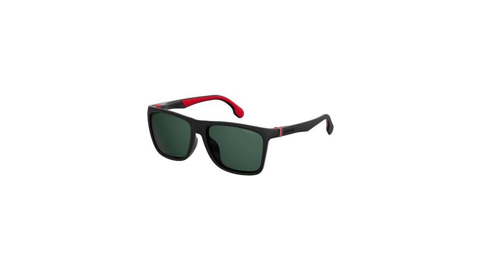 Carrera 5049/F/S Sunglasses CA5049FS-0807-QT-5817 - Black Frame, Green Lenses, Lens Diameter 58mm, Distance Between Lenses 17mm