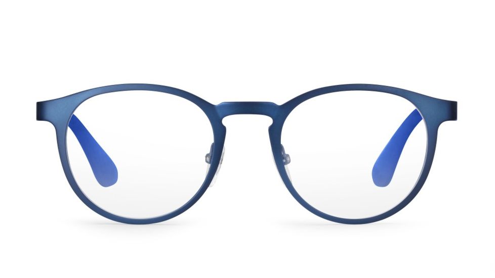 Carrera 5531 Eyeglass Frames CA5531-0HAG-4820 - Matte Blue Frame, Lens Diameter 48mm, Distance Between Lenses 20mm
