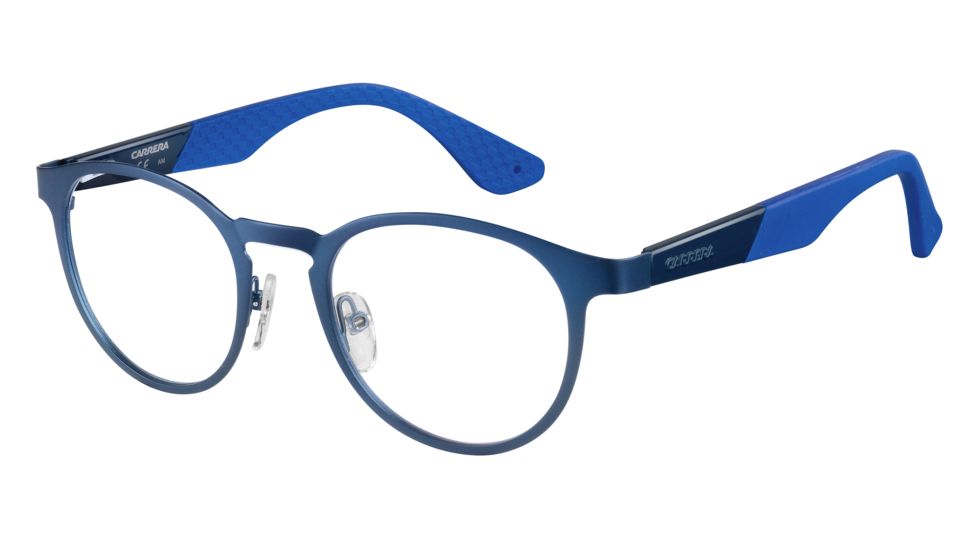 Carrera 5531 Eyeglass Frames CA5531-0HAG-4820 - Matte Blue Frame, Lens Diameter 48mm, Distance Between Lenses 20mm