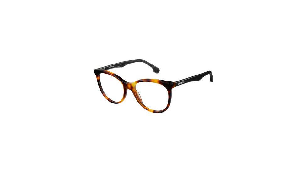 Carrera 5545/V Progressive Prescription Eyeglasses CA5545V-0555-5218 - Light Havana Black Frame, Lens Diameter 52mm, Distance Between Lenses 18mm