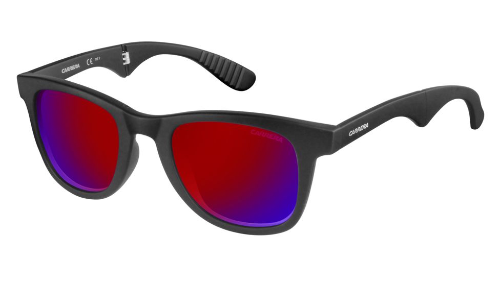 Carrera 6000/FD/S Progressive Prescription Sunglasses CA6000FDS-0DL5-MI-5023 - Frame Color Matte Black, Lens Diameter 50 mm