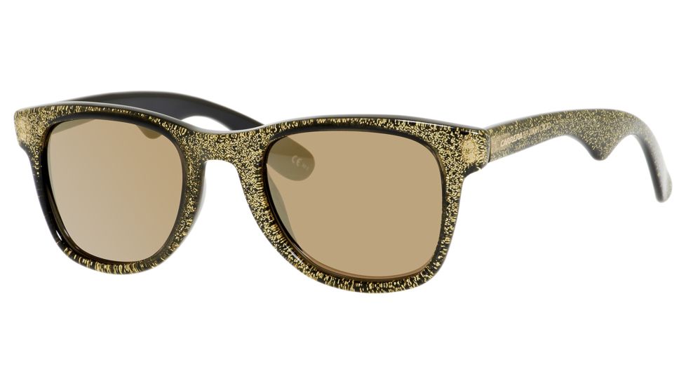 Carrera 6000/JC/S Progressive Prescription Sunglasses CA6000JCS-03SU-VP-5023 - Lens Diameter 50 mm, Frame Color Gold Glitter