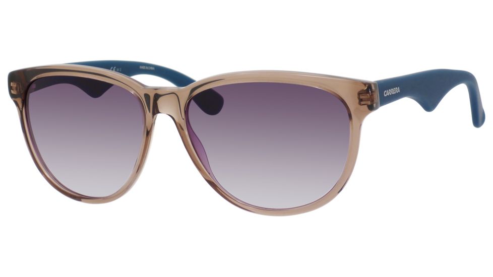 Carrera 6004/S Progressive Prescription Sunglasses CA6004S-0BFG-5M-5515 - Lens Diameter 55 mm, Frame Color Transparent Brown