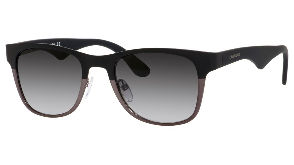 Carrera 6010/S Progressive Prescription Sunglasses CA6010S-00UI-9O-5221 - Frame Color Matte Black, Lens Diameter 52 mm