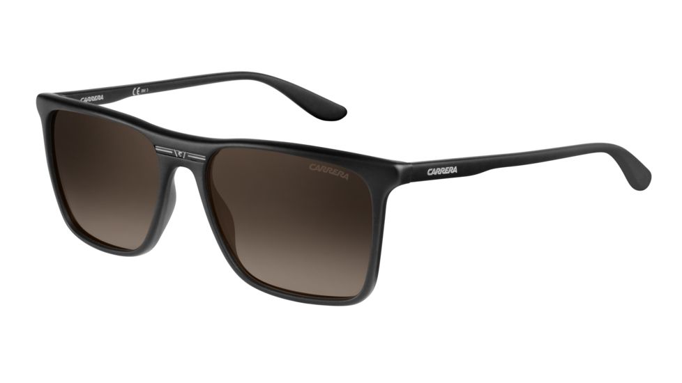 Carrera 6012/S Progressive Prescription Sunglasses CA6012S-0DL5-R4-5517 - Frame Color Matte Black, Lens Diameter 55 mm