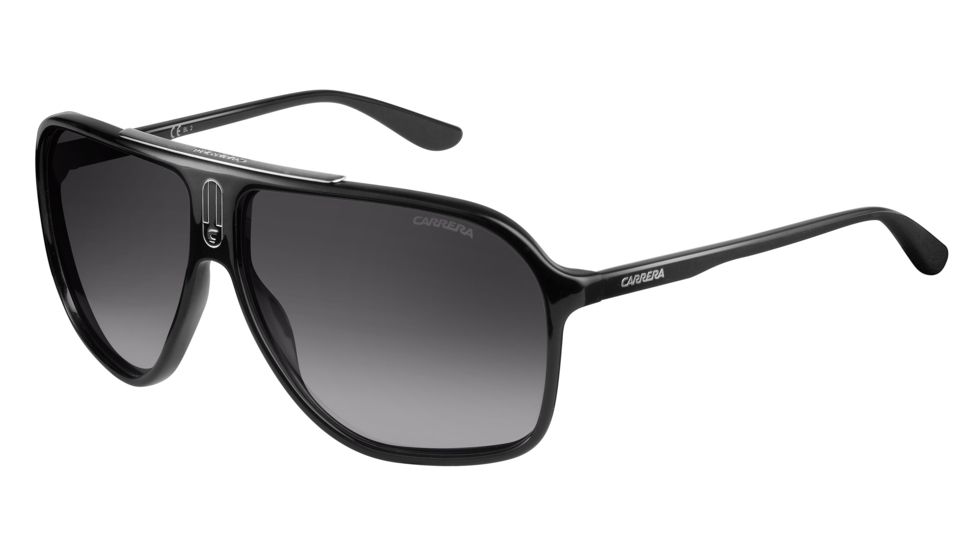 Carrera 6016/S Bifocal Prescription Sunglasses CA6016S-0D28-IC-6211 - Frame Color Shiny Black, Lens Diameter 62 mm