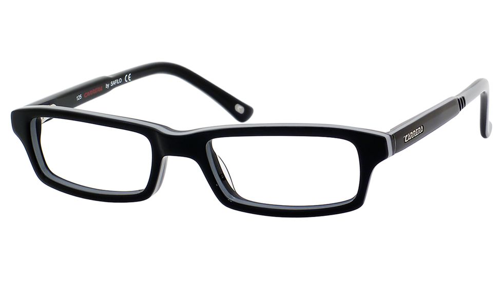 Carrera 6202 Eyeglass Frames CA6202-0D2Z-4416 - Black / Gray Frame, Lens Diameter 44mm, Distance Between Lenses 16mm