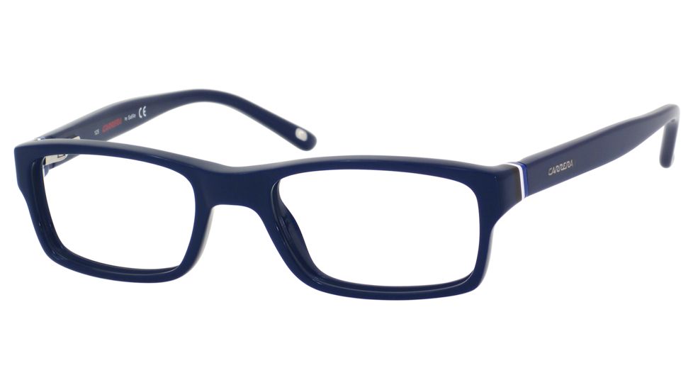 Carrera 6211 Progressive Prescription Eyeglasses CA6211-0OGO-4517 - Blue / Black White / Blue Frame, Lens Diameter 45mm, Distance Between Lenses 17mm