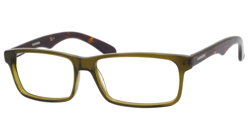 Carrera 6605 Bifocal Prescription Eyeglasses CA6605-0BED-5415 - Copper Green / Havana Frame, Lens Diameter 54mm, Distance Between Lenses 15mm