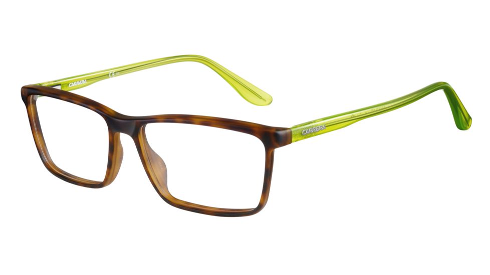 Carrera 6629 Eyeglass Frames CA6629-0NOU-5415 - Havana Lime Frame, Lens Diameter 54mm, Distance Between Lenses 15mm